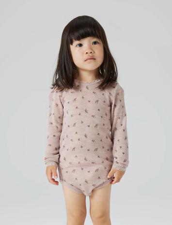 name it Nmfwang Wool Needle Ls Body Bodies Long-sleeved Multi/patterned Name It