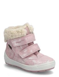 Superfit Groovy 2.0 Talvikengät Tarroilla Pink Superfit