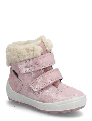 Superfit Groovy 2.0 Talvikengät Tarroilla Pink Superfit