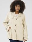 Kaffe Curve Kctricia Jacket Outerwear Jackets Utility Jackets Cream Kaffe Curve
