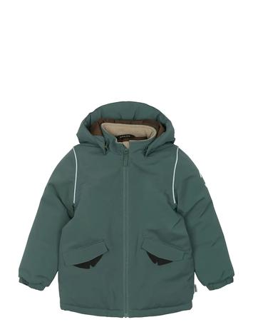 mikk-line Winter Jacket 3D Outerwear Jackets & Coats Winter Jackets Brown Mikk-line