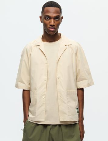 DOUBLE A BY W.W. Wwmumphry Tops Shirts Short-sleeved Shirts Black DOUBLE A BY W.W.