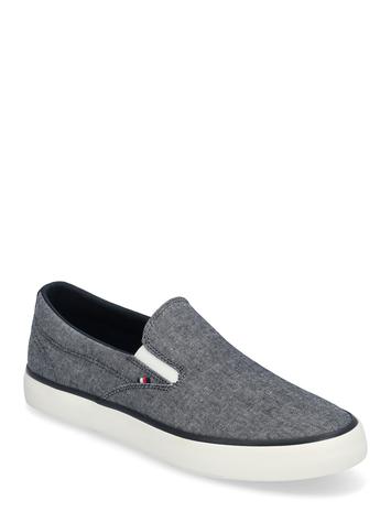 Tommy Hilfiger Th Hi Vulc Low Slip On Ch Tennarit Sneakerit Grey Tommy Hilfiger