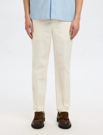 Selected Slhreg-Tanger Trs Bottoms Trousers Formal Cream Selected