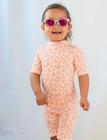Geggamoja Uv-Suit Pink Leo 01 74/80 Swimwear Uv Clothing Uv Suits Pink Geggamoja
