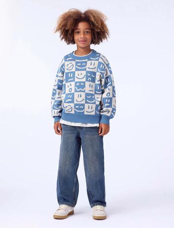 Molo Bello Tops Knitwear Pullovers Blue Molo