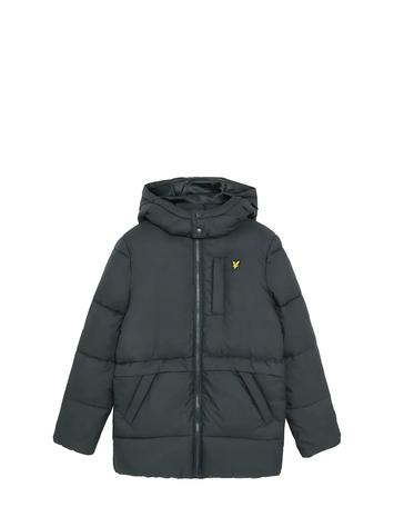 Lyle & Scott Ripstop Quilted Puffer Coat Outerwear Jackets & Coats Quilted Jackets Black Lyle & Scott