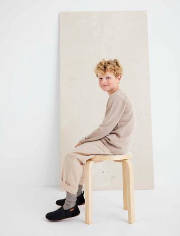 Bisgaard Bisgaard Sailor Wool Aamutossut Sisäkengät Brown Bisgaard
