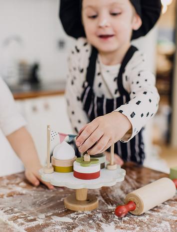 Micki Leksaker Micki Kakfat Toys Toy Kitchen & Accessories Toy Food & Cakes Multi/patterned Micki Leksaker