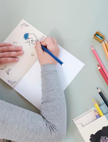 Fabelab Colouring Book - Colour Your World Toys Creativity Drawing & Crafts Drawing Coloring & Craft Books Multi/patterned Fabelab