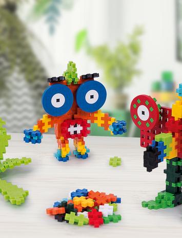 Plus-Plus Learn To Build Creatures Toys Building Sets & Blocks Building Sets Multi/patterned Plus-Plus