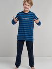 Schiesser Boys Pyjama Long Pyjamasetti Pyjama Navy Schiesser