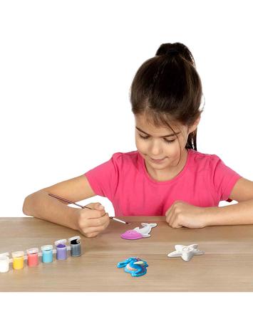 SES Creative Casting & Painting - Ocean Figures Toys Creativity Drawing & Crafts Drawing Paints Multi/patterned SES Creative