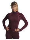 Under Armour Ua Coldgear Novelty 1/2 Zip Sport Women Sport Clothing Sports Tops & T-shirts Sport Long Sleeve Tops Burgundy Under Armour