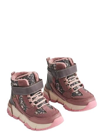 Wheat Bootie Muni Tex Talvikengät Tarroilla Purple Wheat