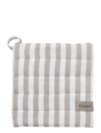 ERNST Pot Holder Home Textiles Kitchen Textiles Oven Mitts & Gloves Beige ERNST, Muut keittiövälineet