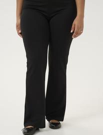 Kaffe Curve Kcjenna Flared Leggings Bottoms Trousers Flared Black Kaffe Curve