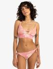 Billabong Crazy For Coral Tie Side Tropi Sport Women Sport Clothing Sport Swimwear Sport Bikinis Pink Billabong