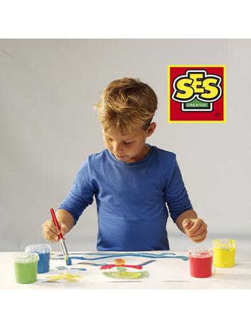SES Creative Jumbo Brushes 2 Pcs Toys Creativity Drawing & Crafts Drawing Paints Multi/patterned SES Creative
