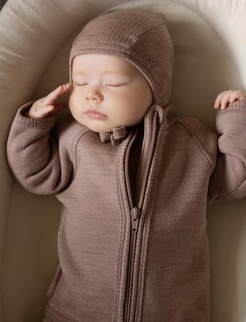 Smallstuff Cardigan Outerwear Fleece Outerwear Fleece Jackets Brown Smallstuff
