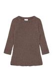 name it Nmfrikine Ls Knit Dress Pb Dresses & Skirts Dresses Casual Dresses Long-sleeved Casual Dresses Pink Name It