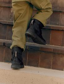 ANGULUS Boots - Flat - With Velcro Talvikengät Tarroilla Khaki Green ANGULUS