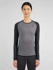 Odlo Odlo Natural Performance Pw 150 Bl Top Crew Neck L/S Sport Women Sport Clothing Sports Tops & T-shirts Sport Long Sleeve Tops Grey Odlo