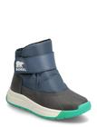 Sorel Children's Whitney Iii Strap Mid Wp Sport Winter Boots Winter Boots W. Velcro Navy Sorel