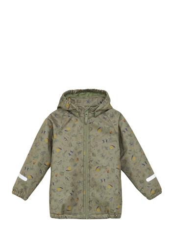 CeLaVi Softshell Jacket - Aop Outerwear Softshells Softshell Jackets Khaki Green CeLaVi