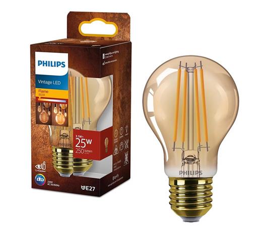 Philips LED-lamppu Standard 3.1W (25W) Flame Dimmable E27 – kuva 5/6