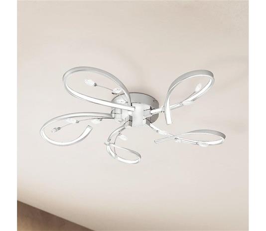 Eglo 97487 - Kiinteä LED-kristallikruunu VALLEMARE 5xLED/6,6W/230V