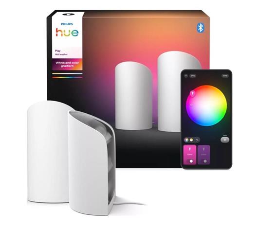 Philips Hue pöytävalaisin 2 kpl (valkoinen)