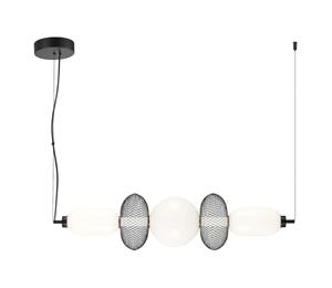 LED-kattokruunu johdossa ARAME LED/32W/230V musta