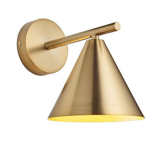 Endon 102893 - Seinäkohdevalo CAPE 1xE14/7W/230V messinki