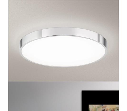 LED-kattovalaisin Bully, kromattu, Ø28 cm
