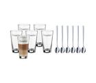 WMF - Lasisarja ja spoons kohteelle latte macchiato CLEVER & MORE 6 kpl