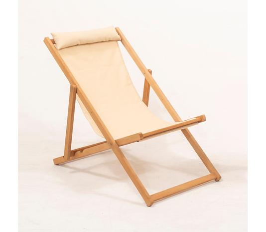 Puutarha lepotuoli beige/valkopyökki