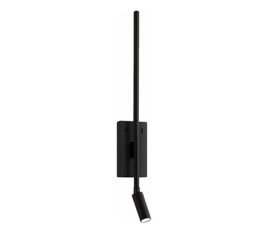 LED-seinävalaisin TORCH LED/6W/230V + LED/3W musta – kuva 2/2