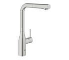 Grohe Essence (30270DC0) Supersteel, keittiöhana ulosvedettävällä juoksuputkella