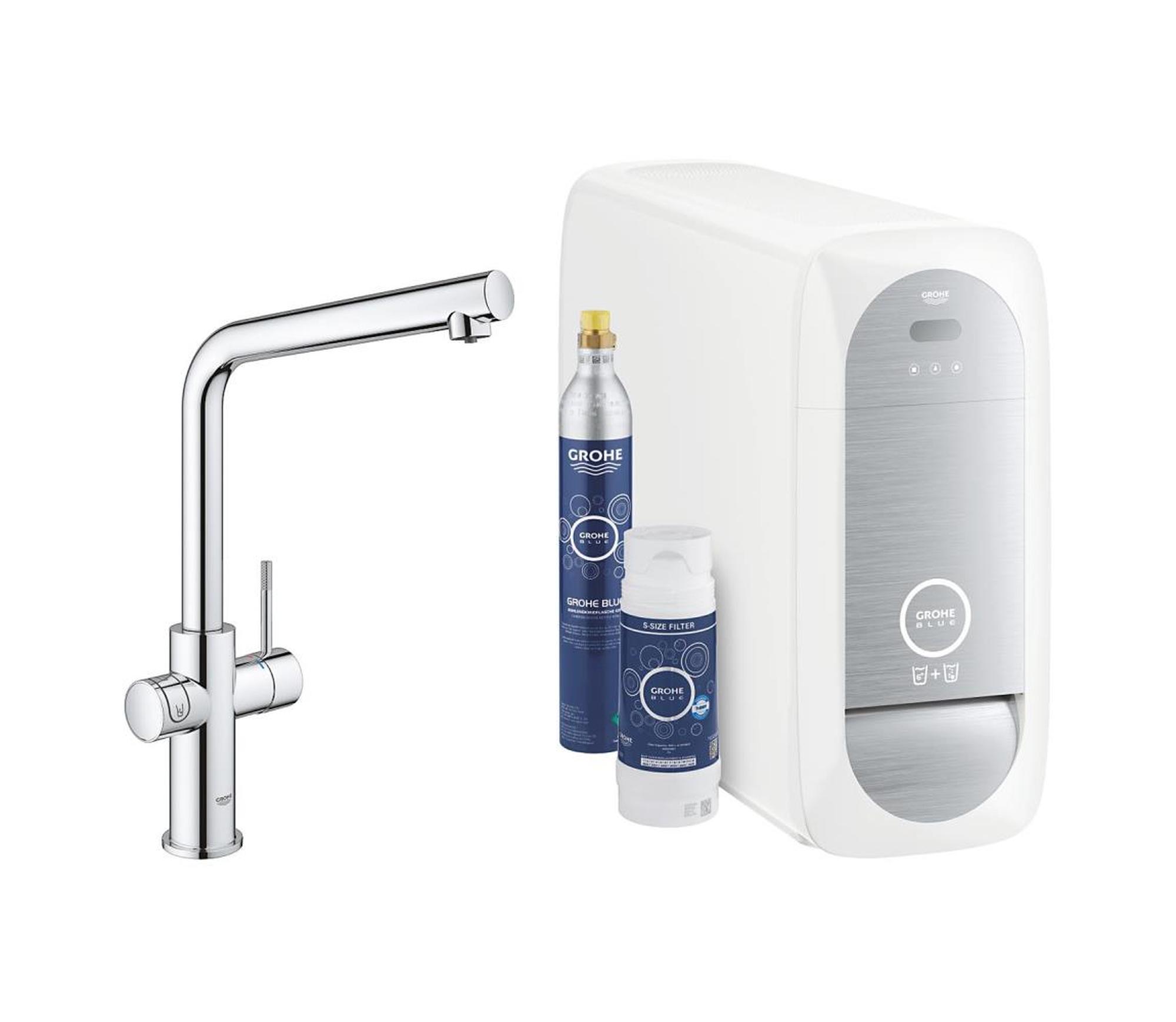 Grohe Blue Home hana L-juoksuputkella