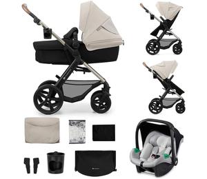 Kinderkraft MOOV 2 3-in-1 Yhdistelmävaunut, Moonlight Grey