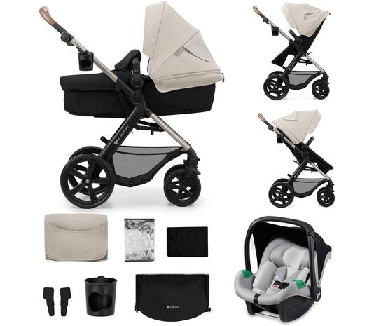 Kinderkraft MOOV 2 3-in-1 Yhdistelmävaunut, Moonlight Grey