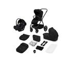 Lionelo Meril 3-in-1 Yhdistelmävaunut, Black Onyx