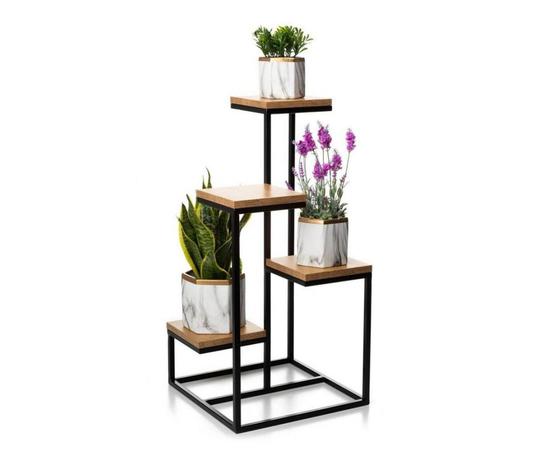 Kukkateline KASKADA 79x40 musta/ruskea