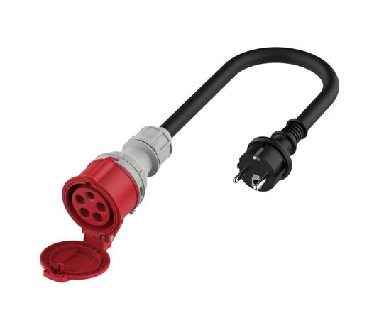 Adapteri sähköautoille Schuko 16A (uros) CEE 16A