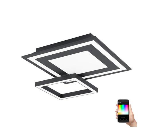 EGLO connect Savatarila-C -LED-kattovalo, musta
