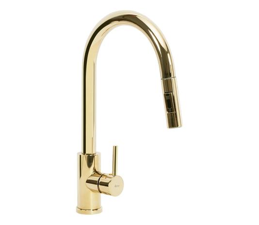 REA-B0669 - Keittiöhana ulosvedettävällä suihkupäällä FRESH 39,5 cm, kultainen