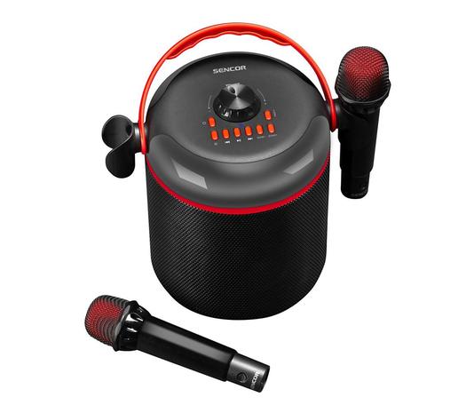 Bluetooth-kaiutin ja 2 mikrofonia