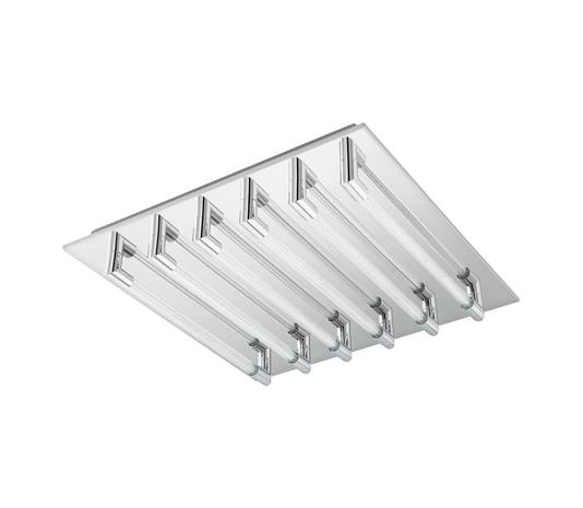 EGLO VELARDE CEILING 6X550LM 470X470 CHROME