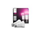 Philips Hue LED-älylamppu, White and color ambiance, E27, 1100 lm, 2-pack